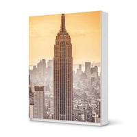 Möbel Klebefolie Empire State Building - IKEA Pax Schrank 201 cm Höhe - Schiebetür 75 cm - weiss