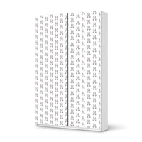 Möbelfolie IKEA Hoppel - IKEA Pax Schrank 236 cm Höhe - Schiebetür 75 cm - weiss