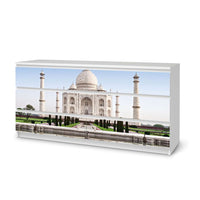 Möbelfolie Taj Mahal - IKEA Malm Kommode 6 Schubladen (breit)  - weiss